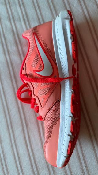 Zapatillas Nike Deportivas Naranja y Rosa