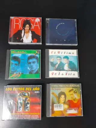 Lote 5 CDs Música Nacional Pop/Rock