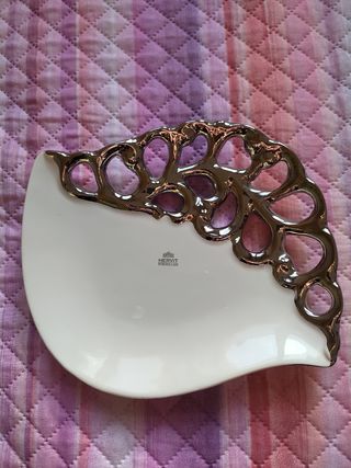 Centrotavola Hervit Porcellana Argento