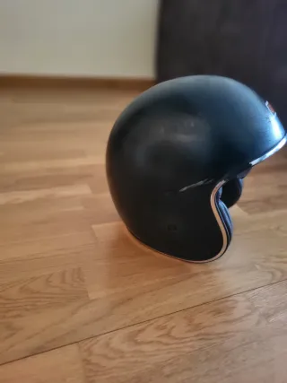 Casco Jet Retro Negro marca Origine