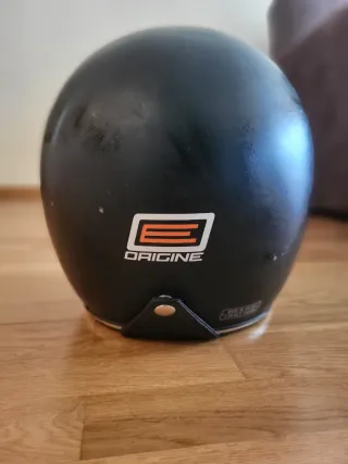 Casco Jet Retro Negro marca Origine