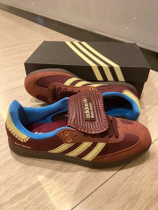 Adidas Samba Wales Bonner Morado Dorado