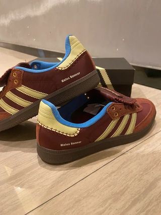 Adidas Samba Wales Bonner Morado Dorado