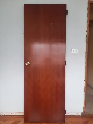 Puerta interior de madera