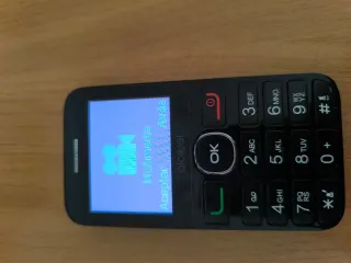 Alcatel Móvil Personas Mayores Negro