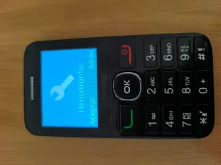 Alcatel Móvil Personas Mayores Negro