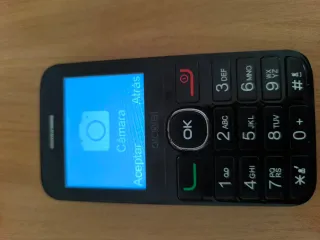 Alcatel Móvil Personas Mayores Negro