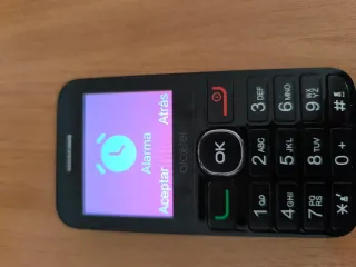 Alcatel Móvil Personas Mayores Negro