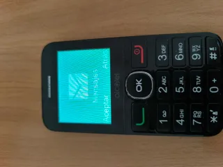 Alcatel Móvil Personas Mayores Negro