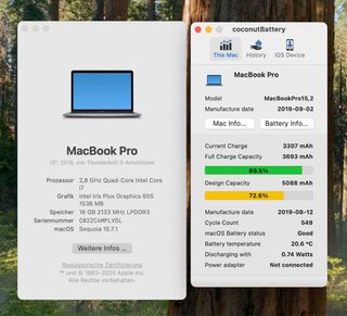 MacBook Pro 13 2019 512GB 16GB RAM