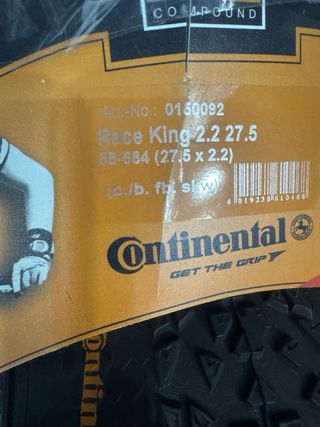 Cubierta Continental 27.5x2.2 Tubeless Ready