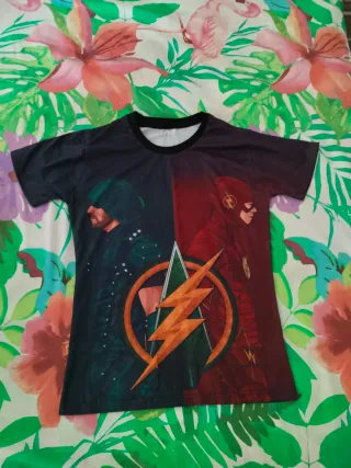 Camiseta The Flash y Arrow Talla L