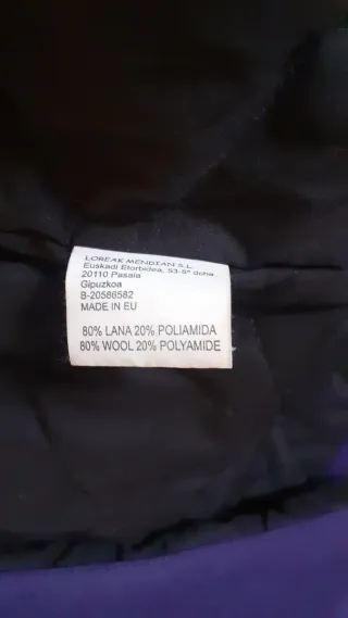 Se vende abrigo de lana