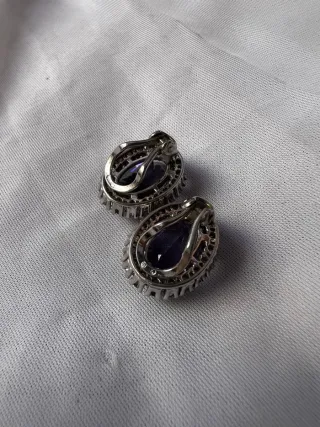 Pendientes antiguos oro plata