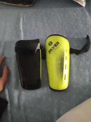 Espinilleras Silver Team Sports