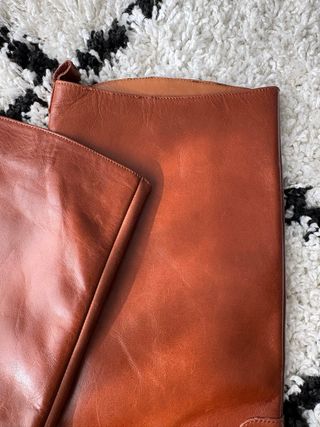 Botas de piel Zara marrones altas