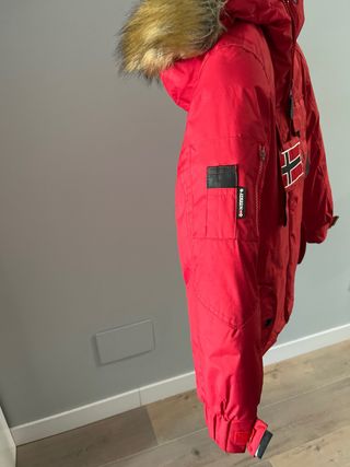 Abrigo Geographical Norway Rojo talla 10 años
