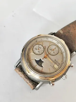 Orologio Bulova Moon Phase Titanio Oro