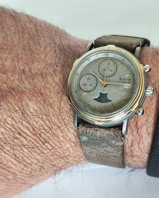 Orologio Bulova Moon Phase Titanio Oro