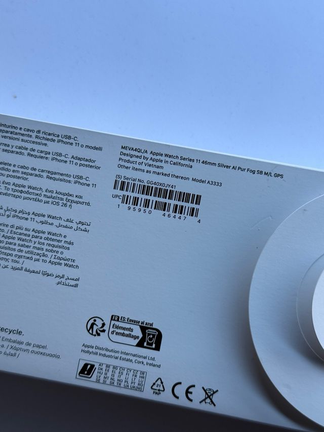 Apple Watch Series 11 46mm - COMO NUEVO