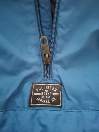 Chaqueta Canguro Pull&Bear Azul Talla L