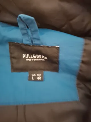 Chaqueta Canguro Pull&Bear Azul Talla L