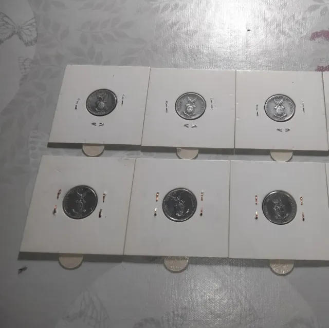 Lotto di 6 monete da 10 centavos filippine del 1944 e 1945