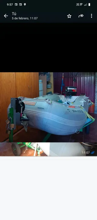 Zodiac Yamaha 25 HP con remolque