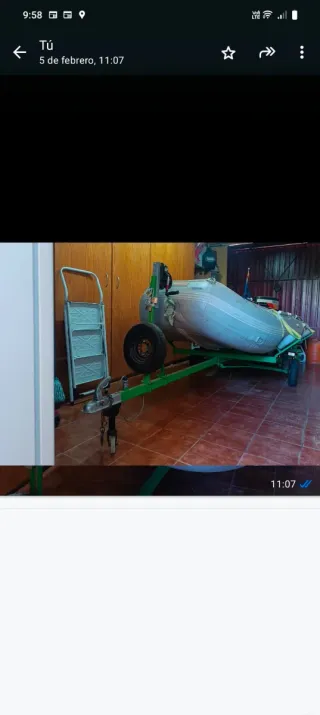 Zodiac Yamaha 25 HP con remolque