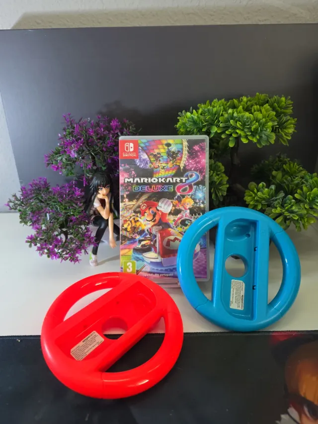 Mario Kart 8 Deluxe + Volantes Switch