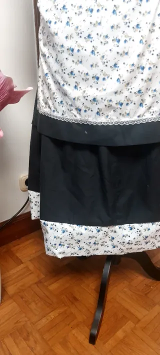 Traje regional falda 75 cm