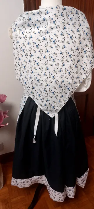 Traje regional falda 75 cm