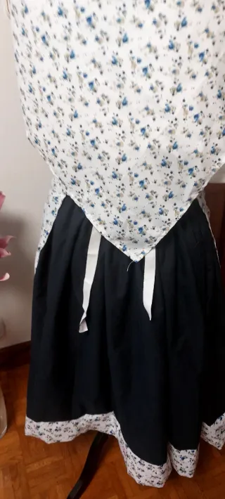 Traje regional falda 75 cm