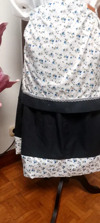 Traje regional falda 75 cm