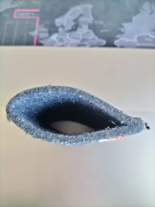 Porta occhiali in lana cotta Lokkino Blue melange