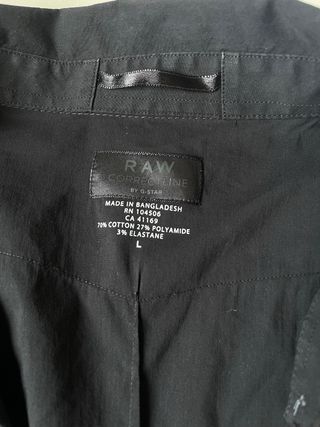 Camisa G-Star RAW Negra Mujer Talla L