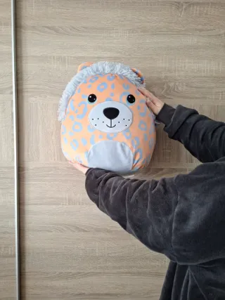 Peluche León Naranja y Azul