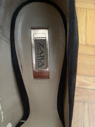 Zapatos de salón negros tacón alto