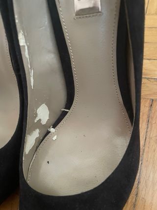 Zapatos de salón negros tacón alto