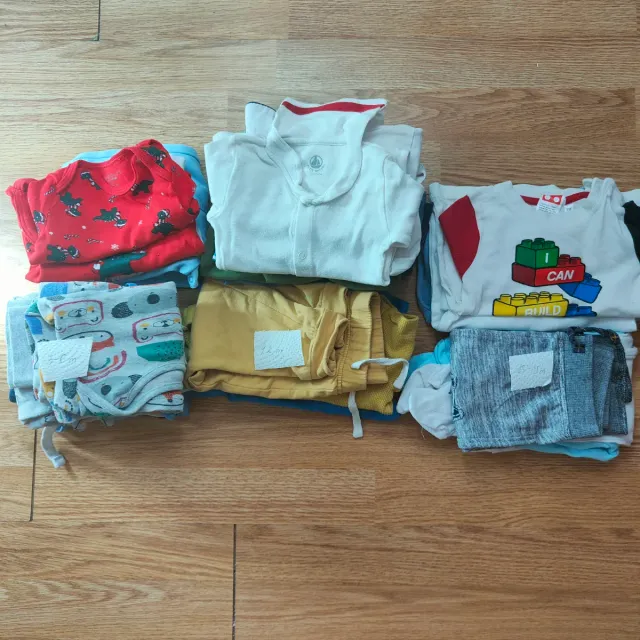 Lotto abbigliamento bimbo,3-12mesi