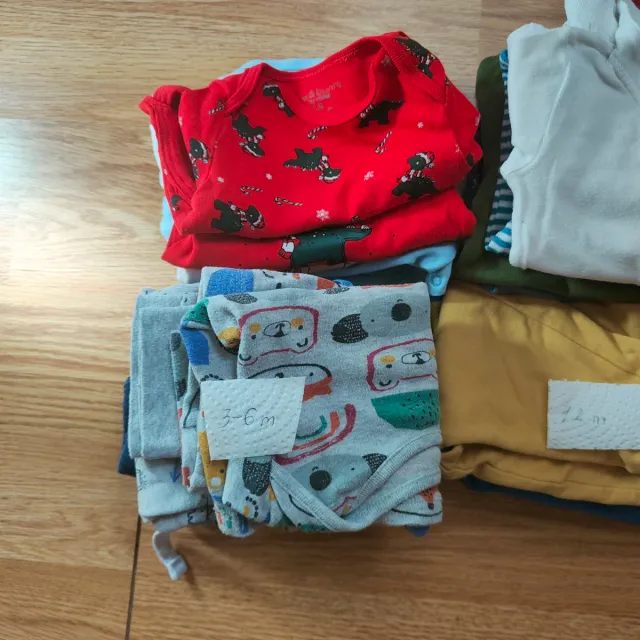 Lotto abbigliamento bimbo,3-12mesi