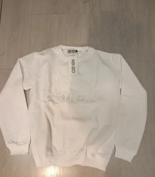 Sudadera Kenzo Blanca,talla S y xxl