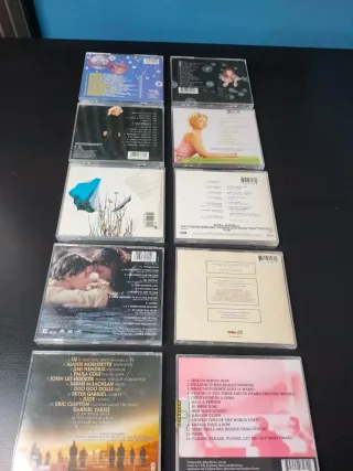 10 CDs Varios Artistas: Navidad, Cher, Faith Hill,