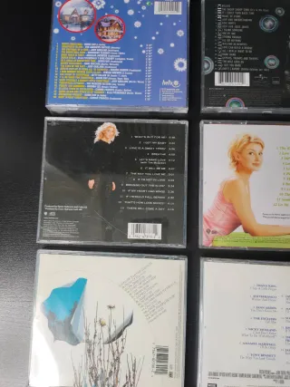 10 CDs Varios Artistas: Navidad, Cher, Faith Hill,