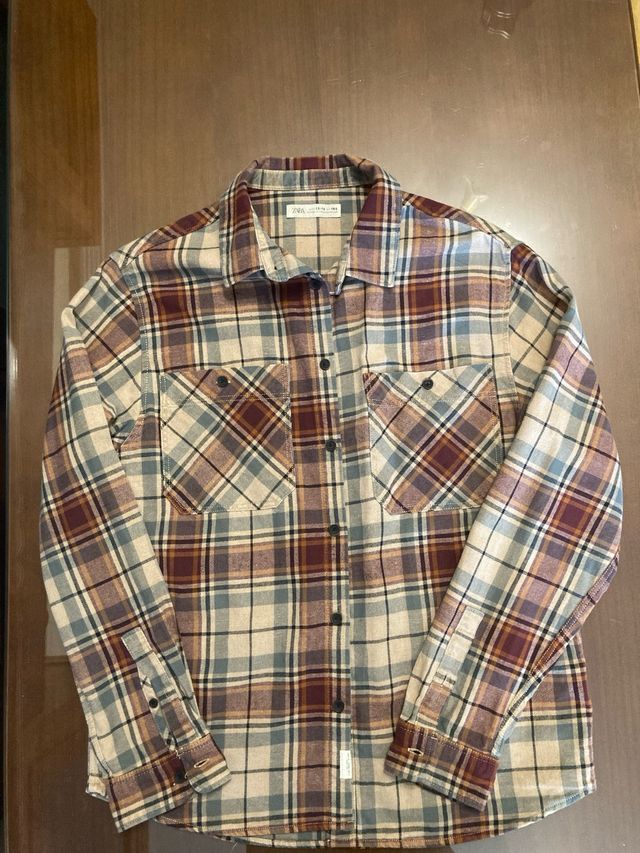 Camisa Zara cuadros 13-14 años