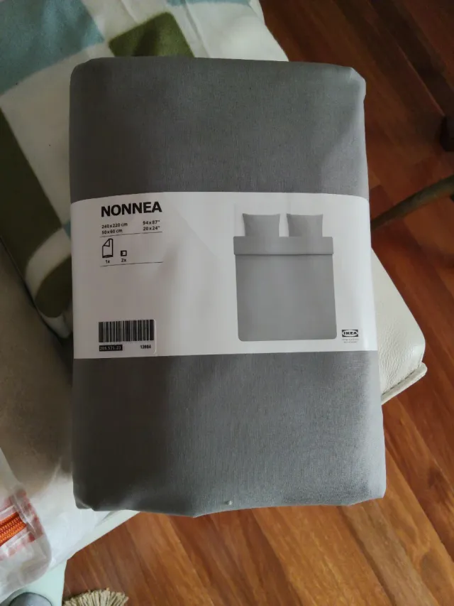 Funda Nórdica NONNEA Gris Fleece