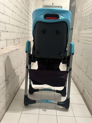 Trona para bebé azul con estampado