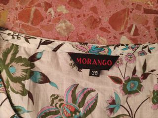 Blusa Morango floral manga 3/4