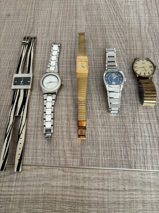 Lote relojes Viceroy, Swatch, Seiko, Breil y Duwar
