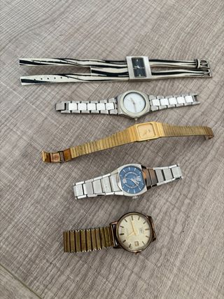 Lote relojes Viceroy, Swatch, Seiko, Breil y Duwar